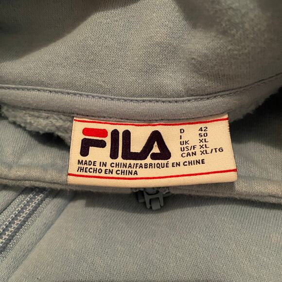 Fila Quarter Zip Color Block Sweatshirt - Picture 4 of 4